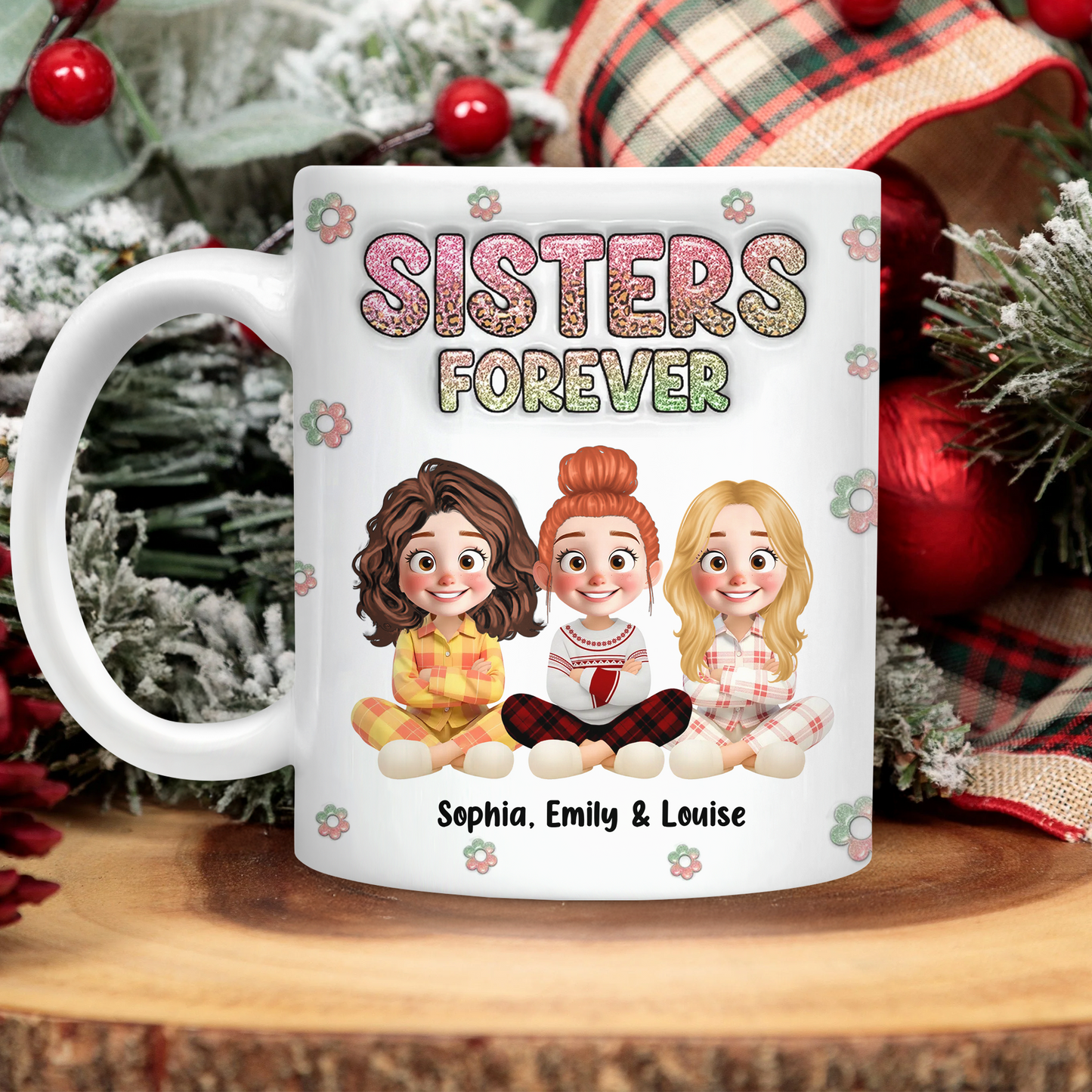 Bestie Forever - Personalized Custom 3D Inflated