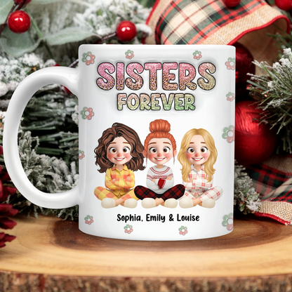 Bestie Forever - Personalized Custom 3D Inflated