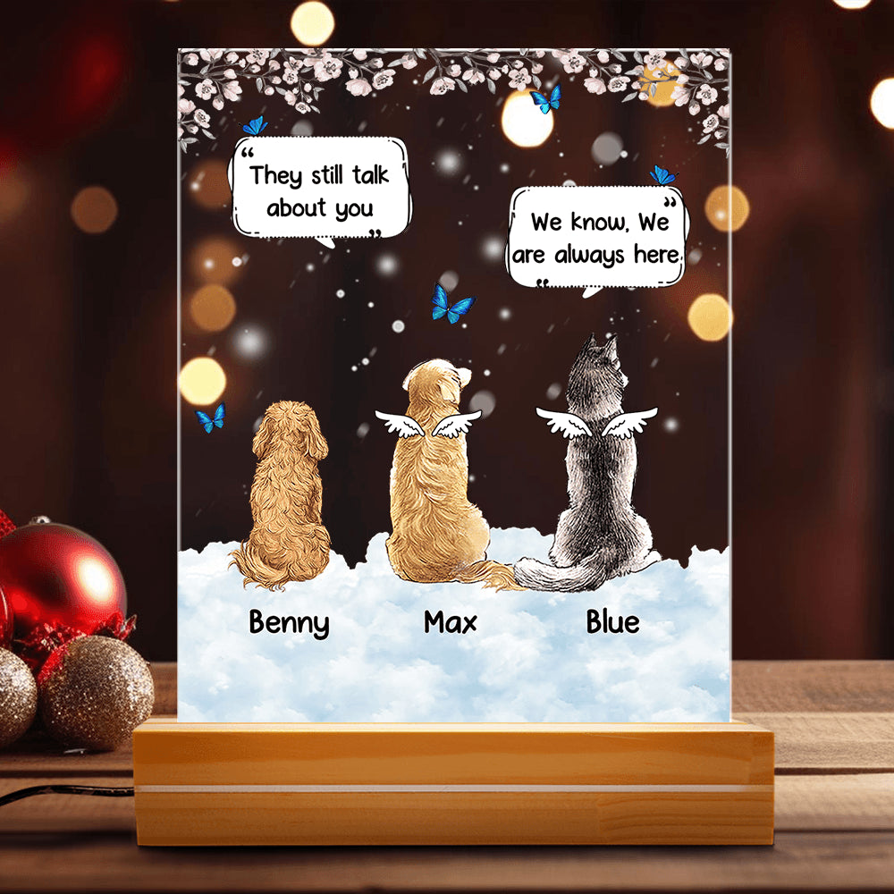 Memorial Pet Light Plaque - Your Loved Pets Still Remember