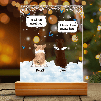 Memorial Gift For Your Loved Pets They Still Remember You - Night Light Plaque