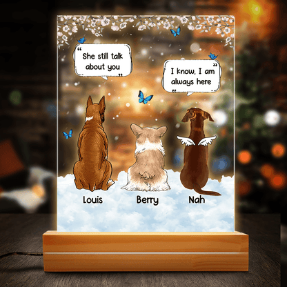 Memorial Gift For Your Loved Pets They Still Remember You - Night Light Plaque