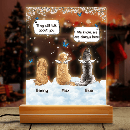 Memorial Gift For Your Loved Pets They Still Remember You - Night Light Plaque