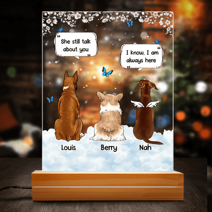 Memorial Gift For Your Loved Pets They Still Remember You - Night Light Plaque