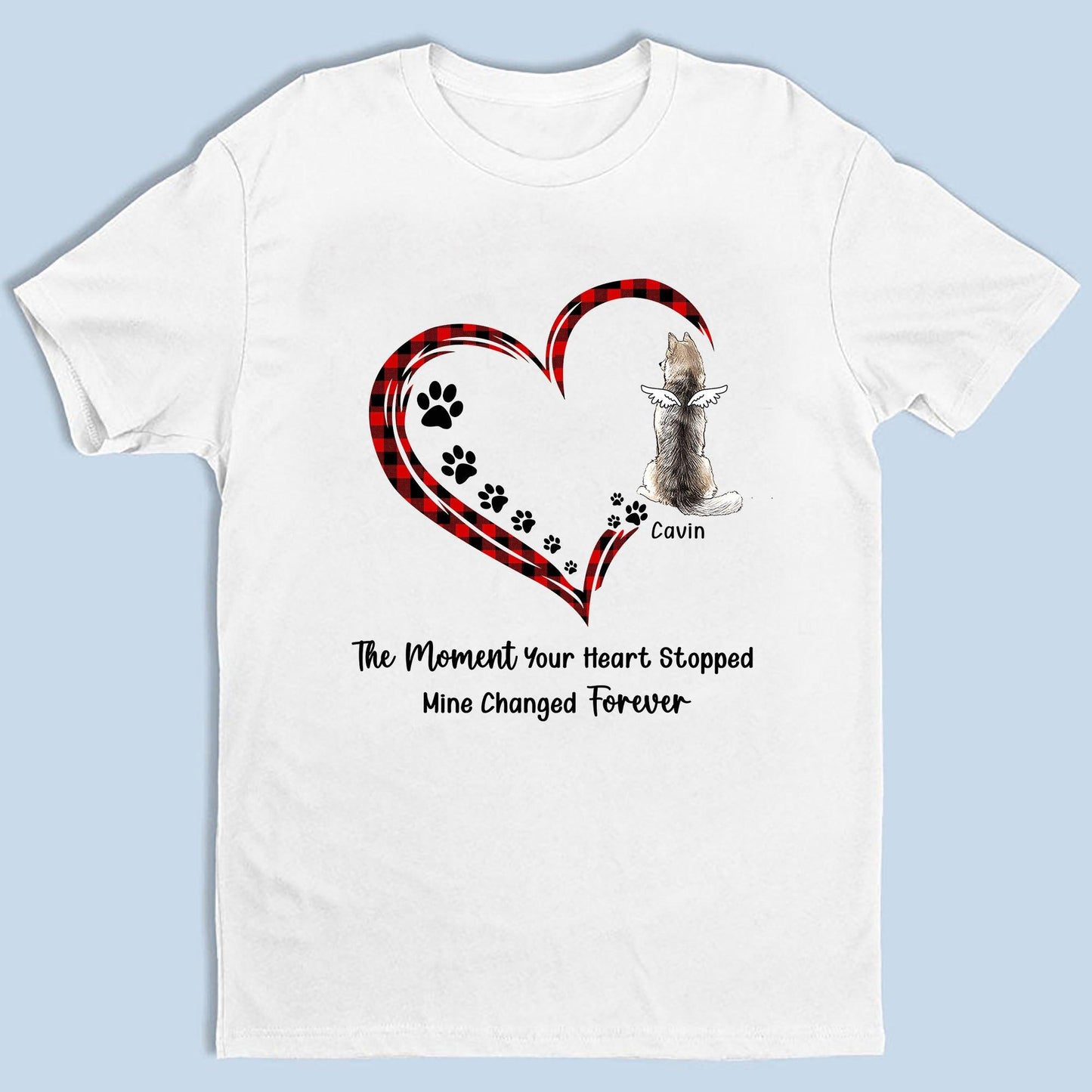 Personalized Memorial Road Heart - Personalized Custom Unisex T-Shirt