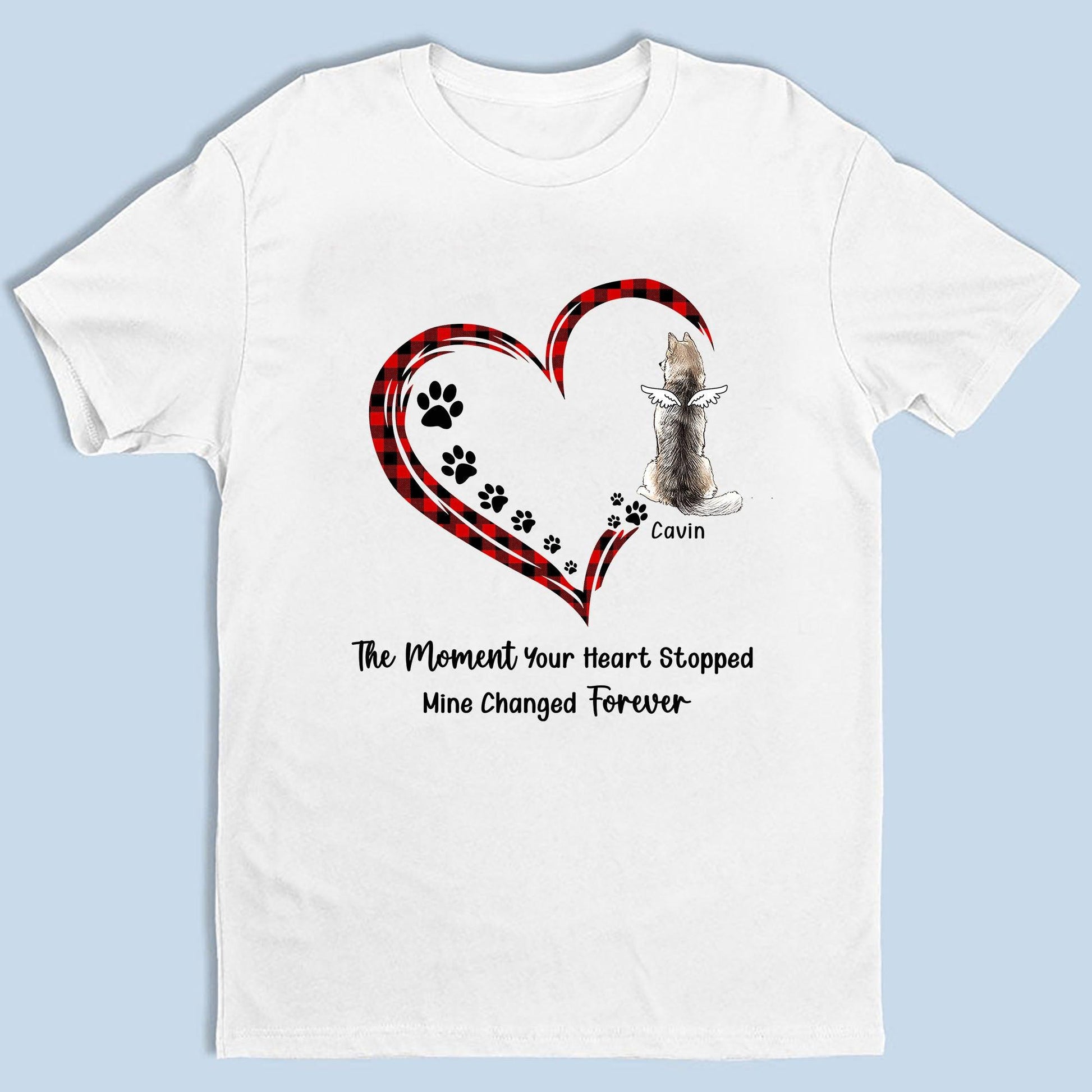 Personalized Memorial Road Heart - Personalized Custom Unisex T-Shirt