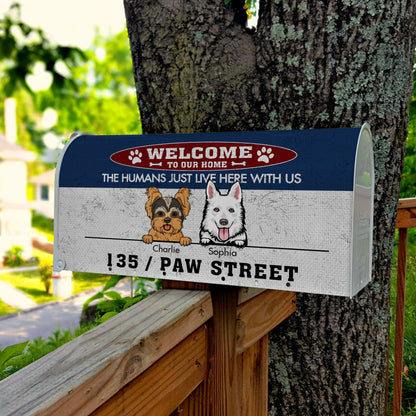 Personalized Custom Mailbox Humans Live Here With Us