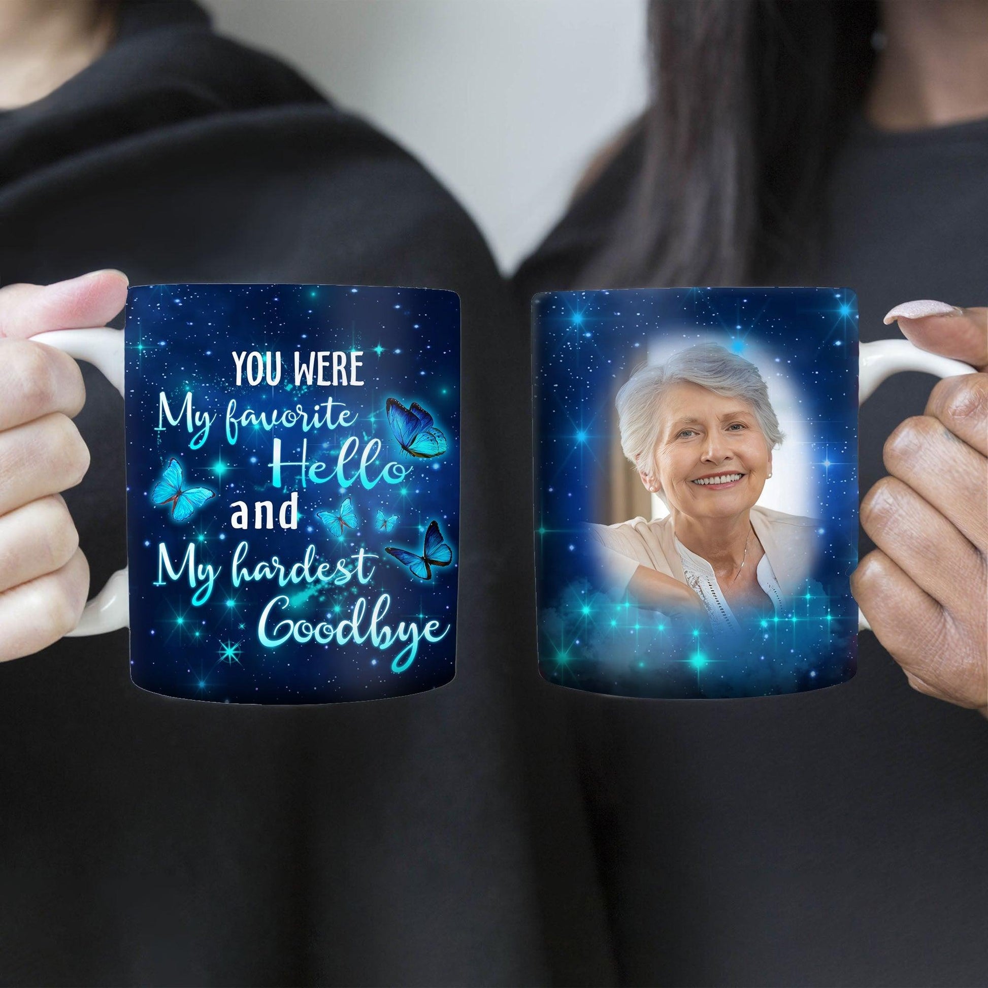 Memorial Mugs Hearts and Minds of The Loving Family You Left Behind