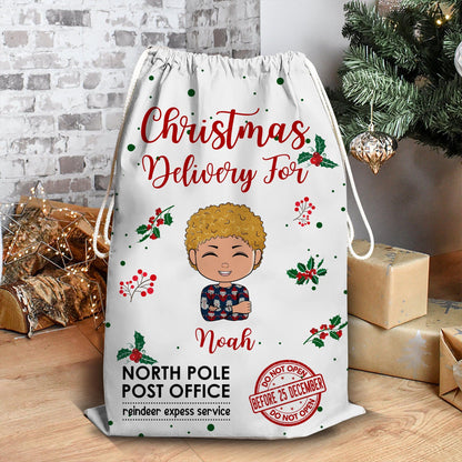 Personalized Christmas Sack - Christmas Special Delivery Bag