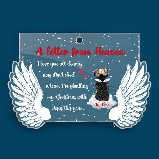 When Tomorrow Starts Without Me - Custom Christmas Acrylic Ornament