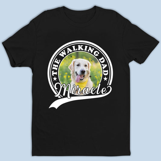 Personalized Walking Dad and Mom T-Shirt - Personalized Custom Unisex T-Shirt