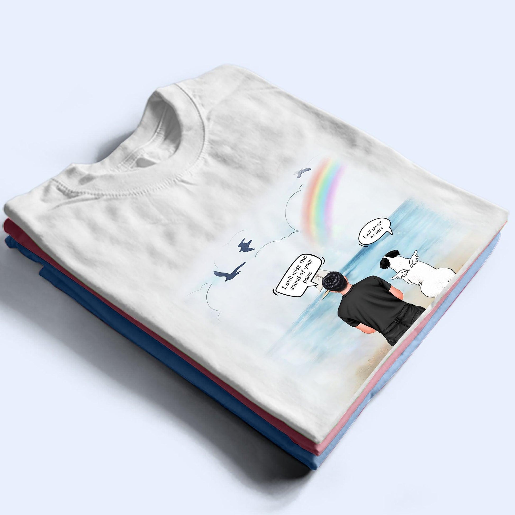Personalized Memorial Gift I Miss You - Personalized Custom T-Shirt