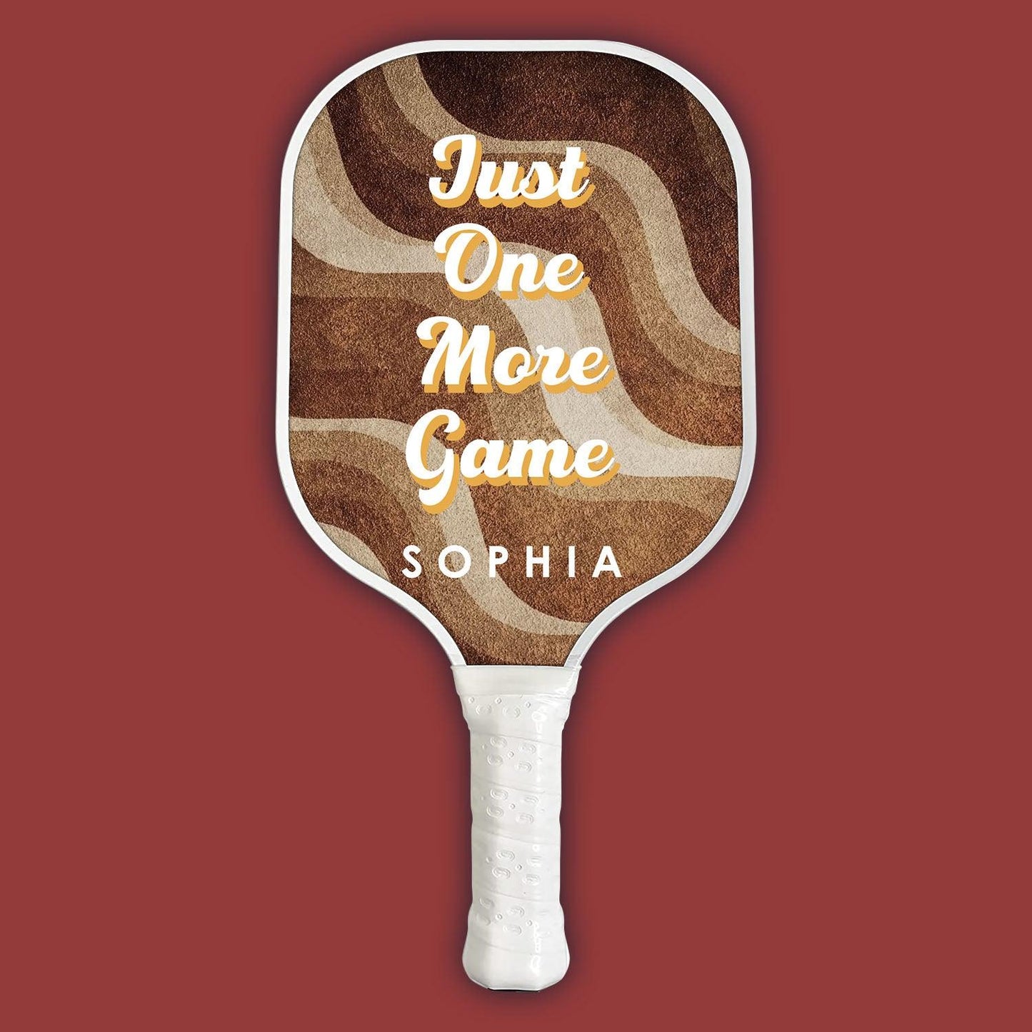 Just One More Game Pickleball Paddle - Personalized Gift