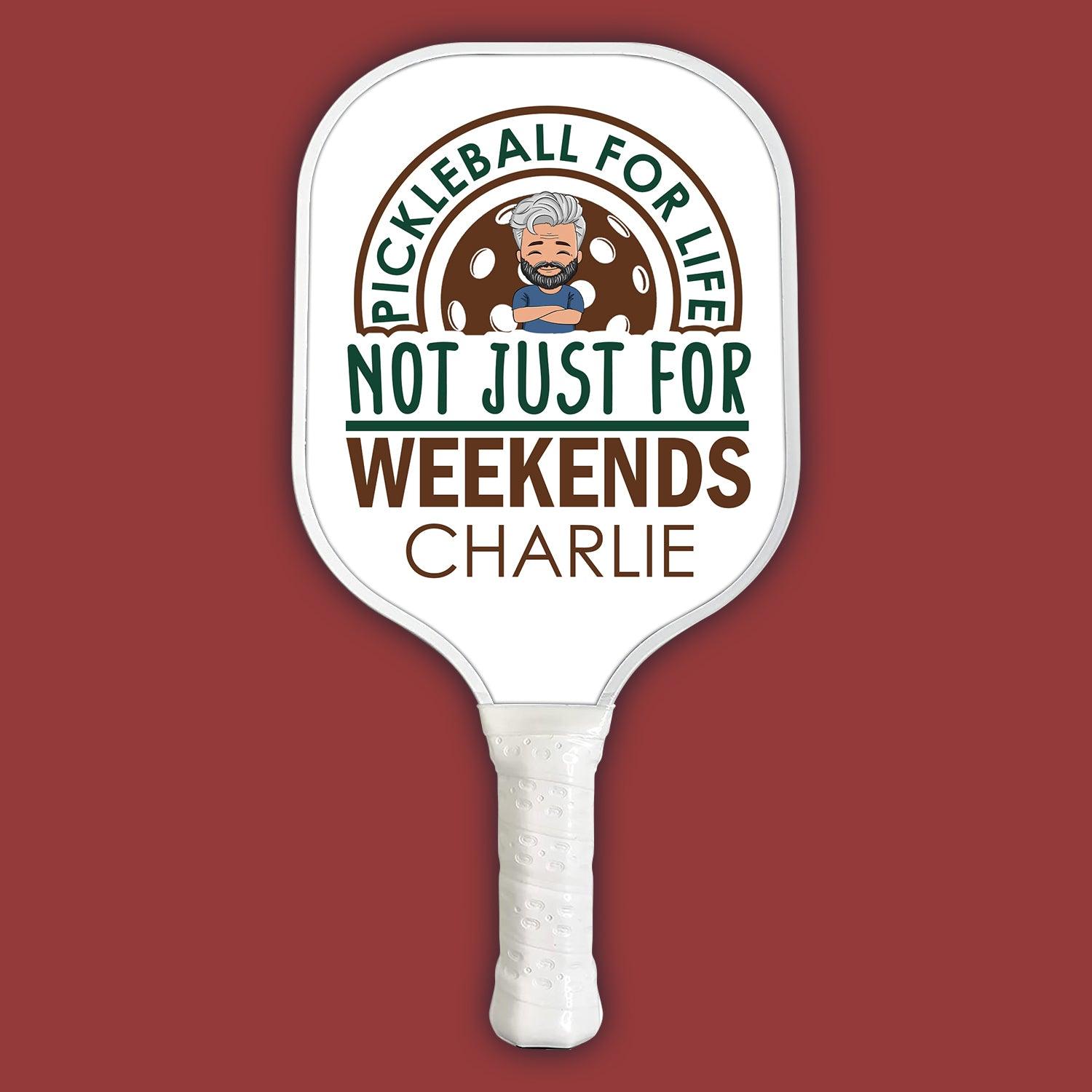 Pickleball for Life Paddle - Personalized Custom Name Gift