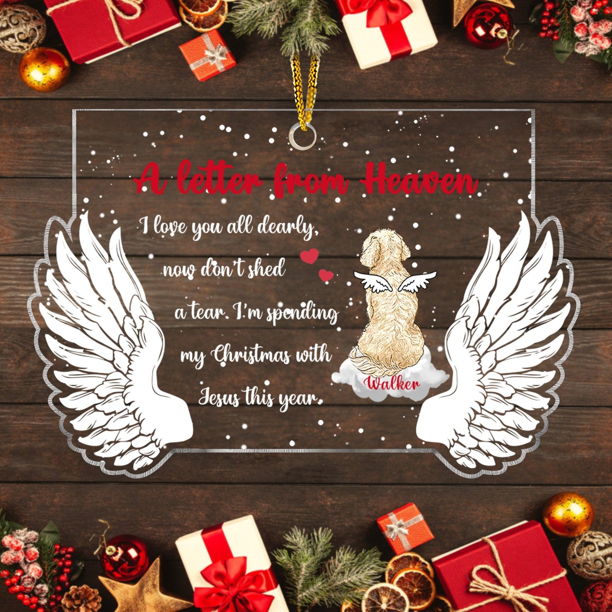 When Tomorrow Starts Without Me - Custom Christmas Acrylic Ornament