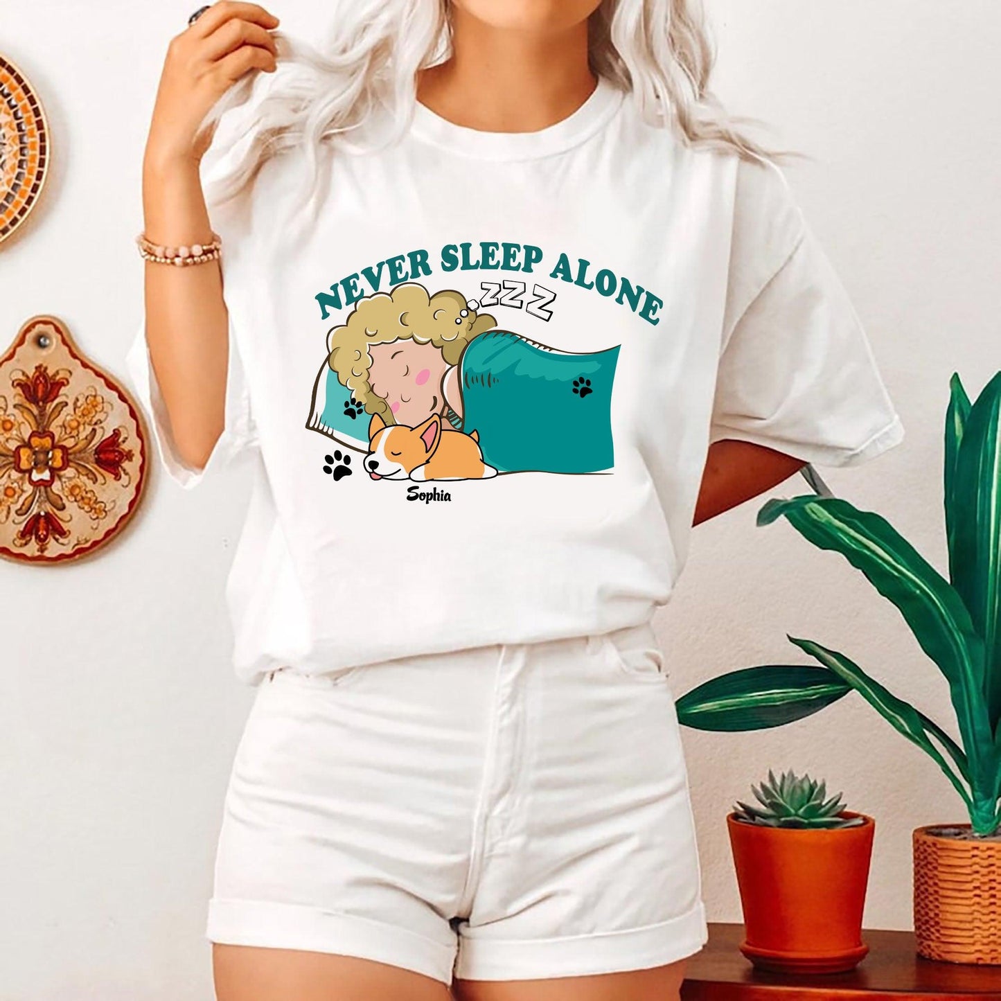 Personalized SleepShirt For Dog Lovers - Custom Unisex Tee
