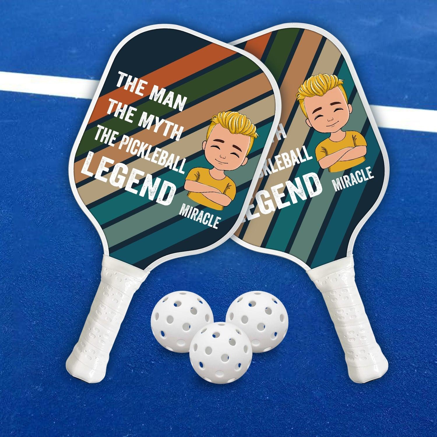 Personalized Pickleball Paddle - The Man The Myth The Pickleball