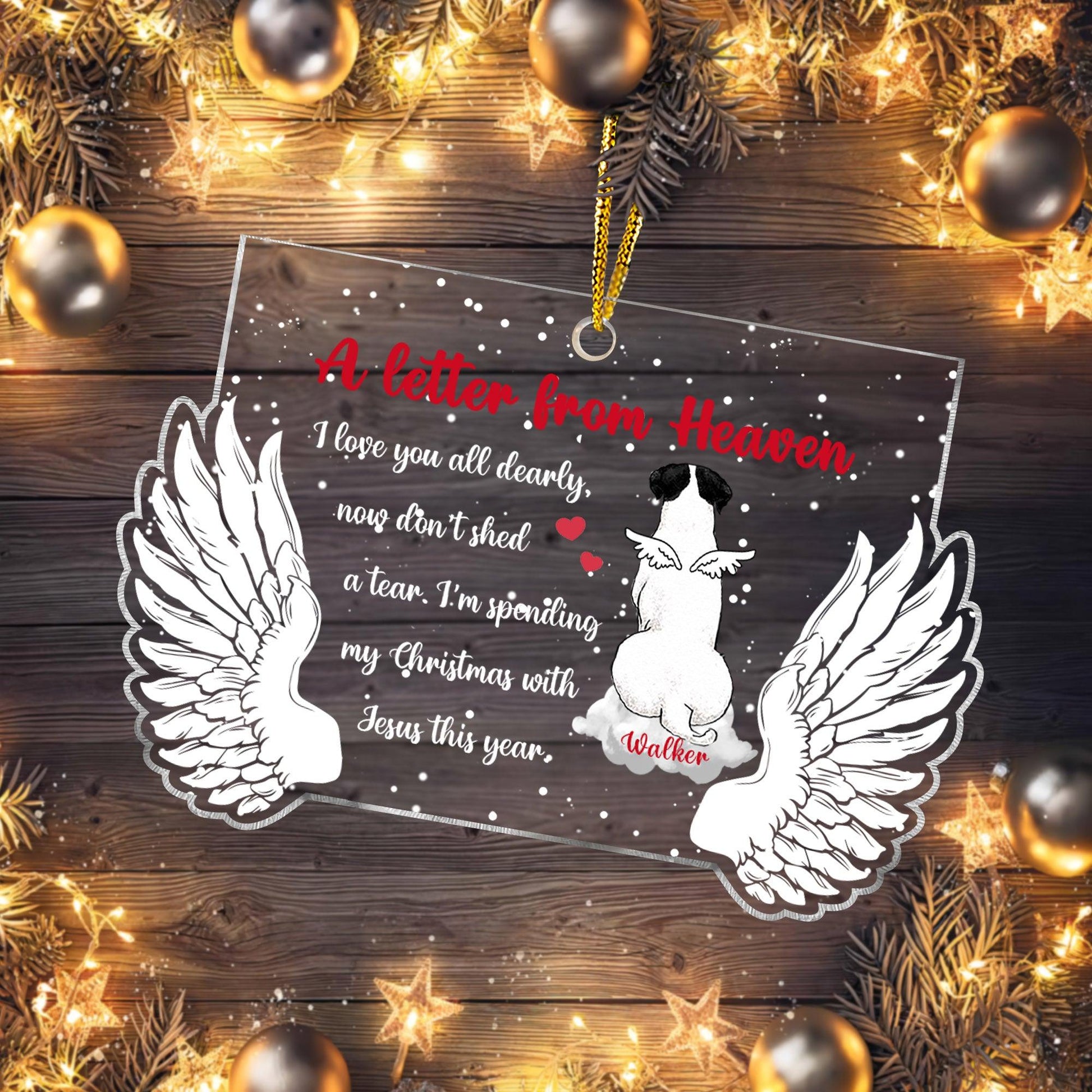 When Tomorrow Starts Without Me - Custom Christmas Acrylic Ornament