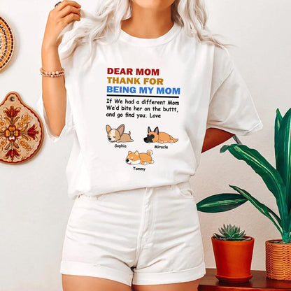 Personalized "If I Had A Different Dad I'd Bite Him" Unisex T-Shirt