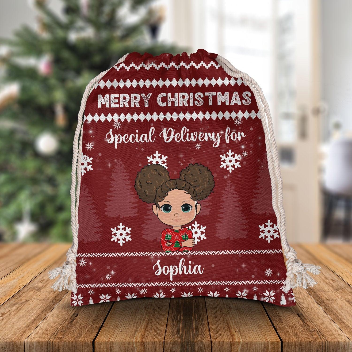 Merry Christmas Special Sack - Personalized Custom Christmas Sack