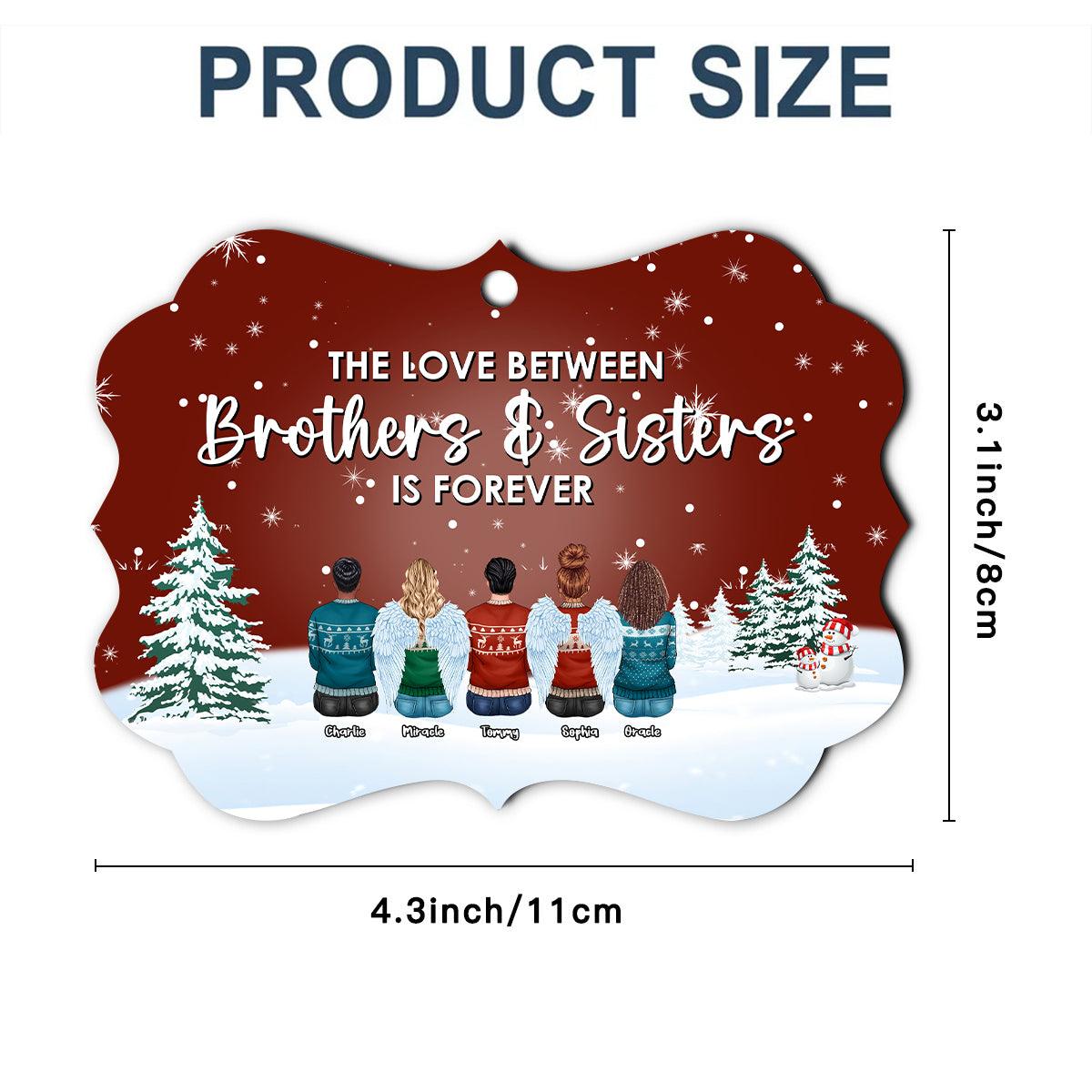Brothers & Sisters Forever - Personalized Christmas Ornament Gift