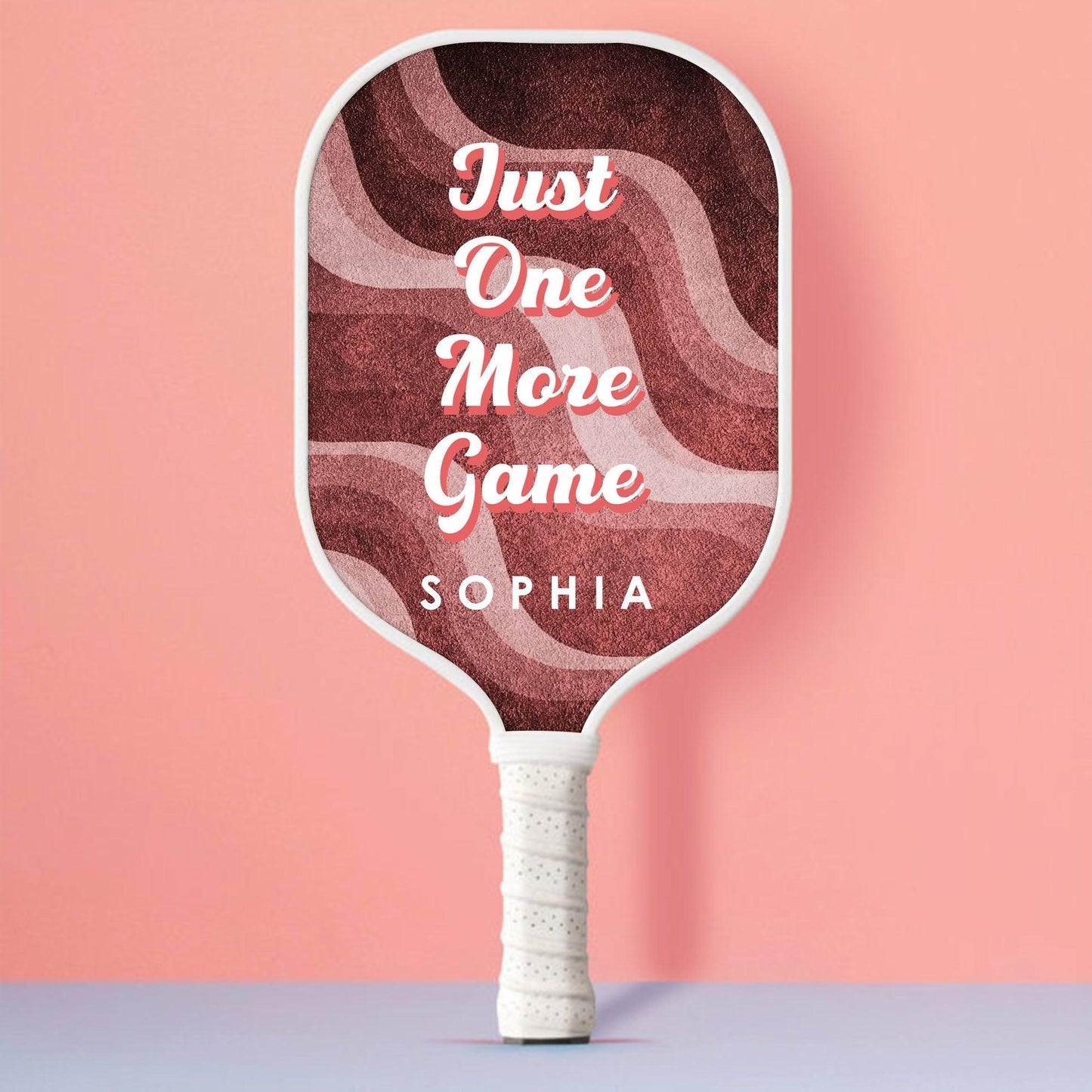 Just One More Game Pickleball Paddle - Personalized Gift