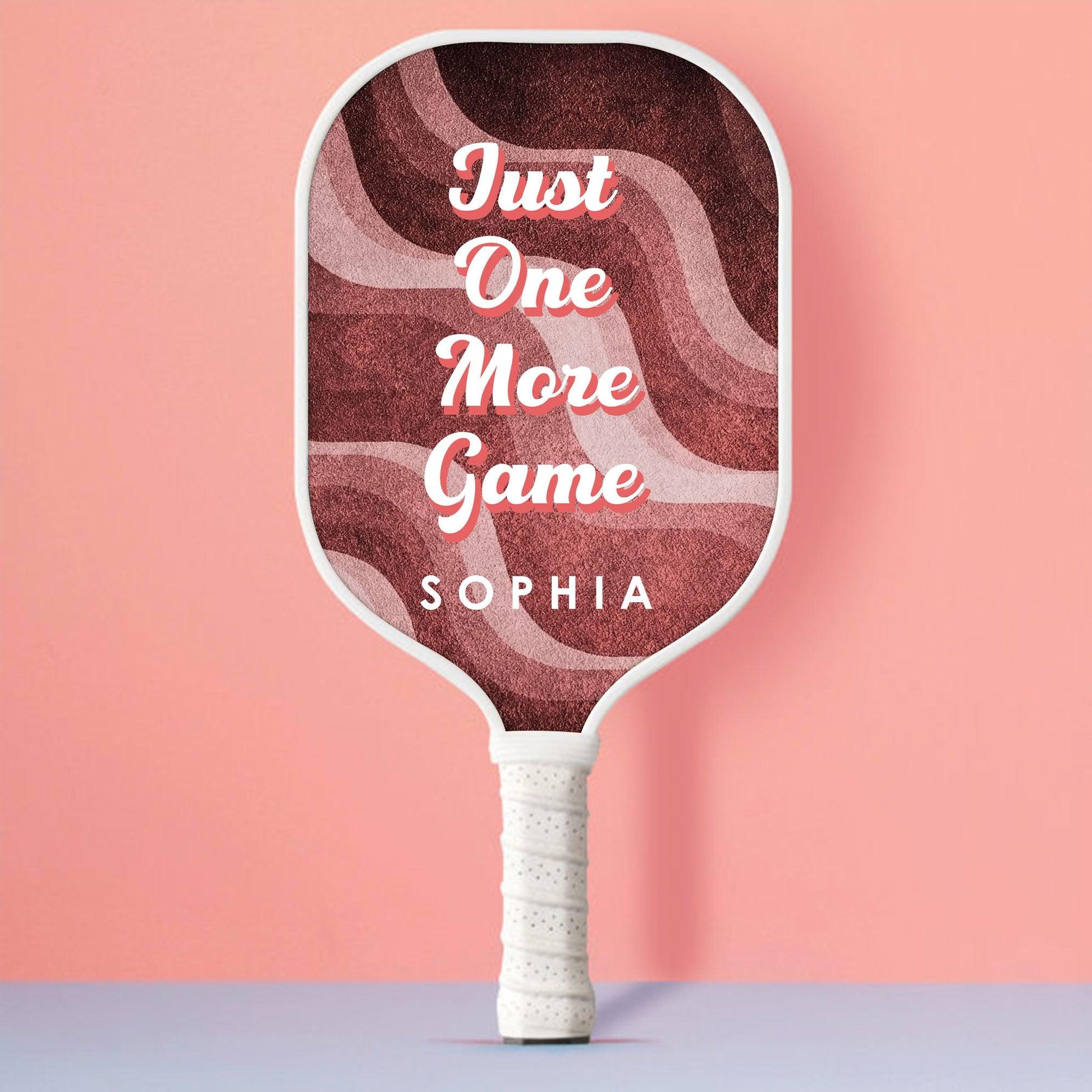 Just One More Game Pickleball Paddle - Personalized Gift