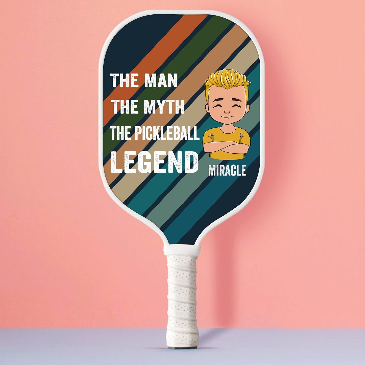 Personalized Pickleball Paddle - The Man The Myth The Pickleball