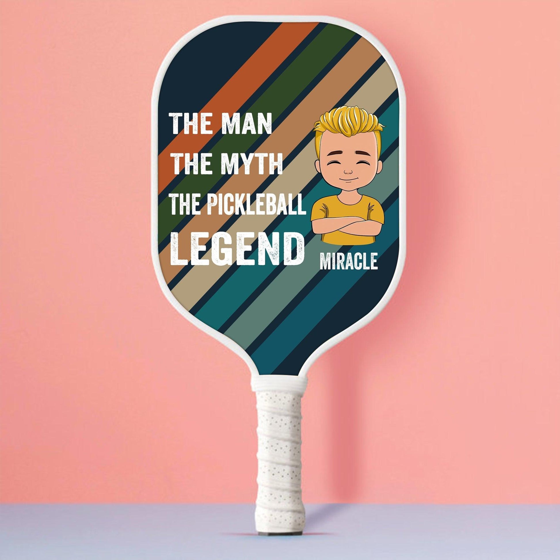 Personalized Pickleball Paddle - The Man The Myth The Pickleball