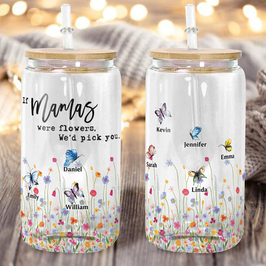 Mother And Grandmother Garden - Personalized Glass Bottle Mother