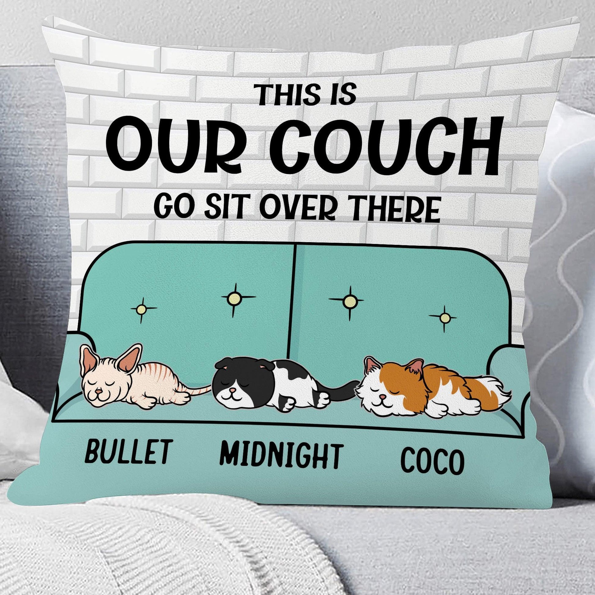Personalized Dog Breeds Pillow - Go Sit Over There Custom Pillow