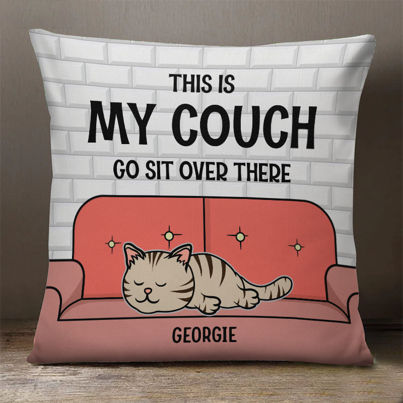 This Is Our Couch Go Sit Over There Funny Cartoon Cat - Gift For Cat L -  Wander Prints™