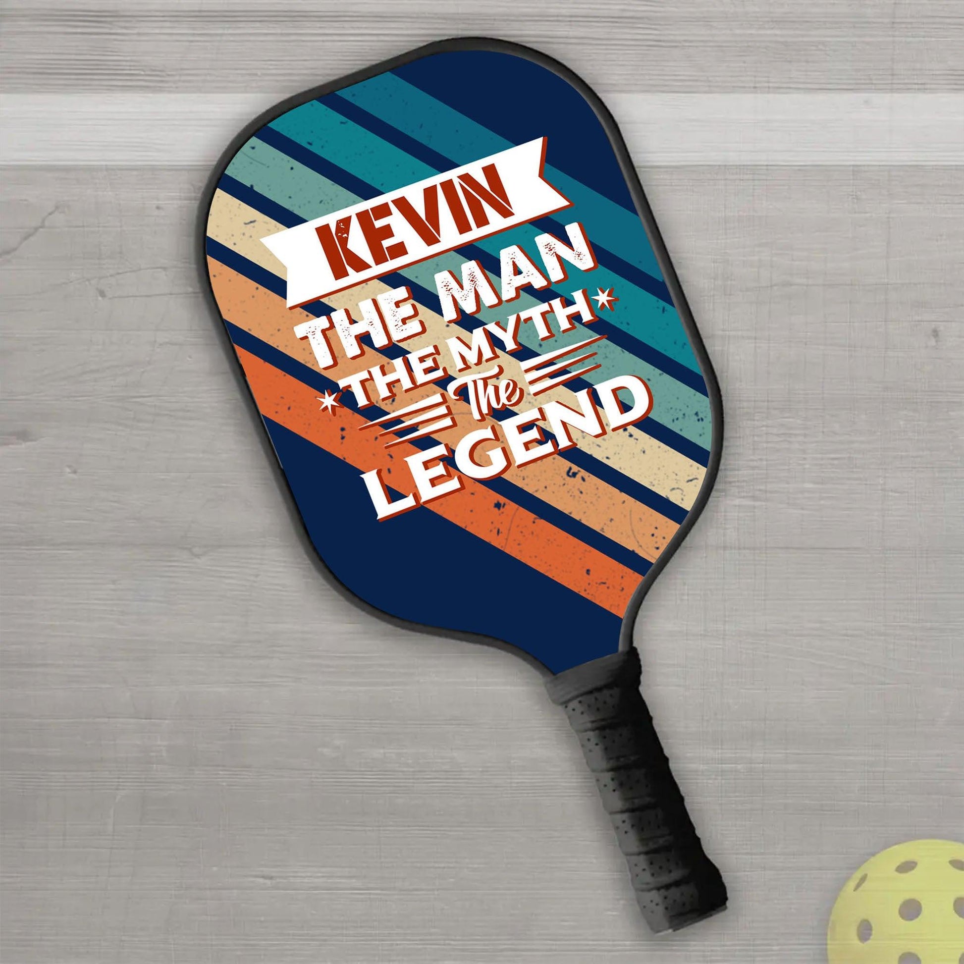 Personalized Pickleball Paddle - The Man The Myth The Legend Name
