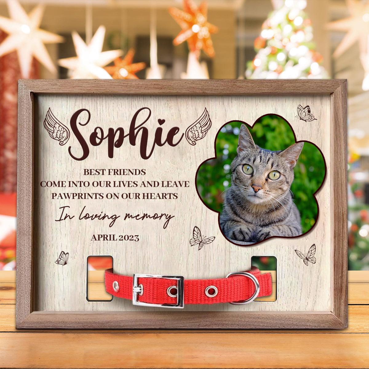 Pet Memorial Gift - Memorial Pet Collar Frame - Upload Photo