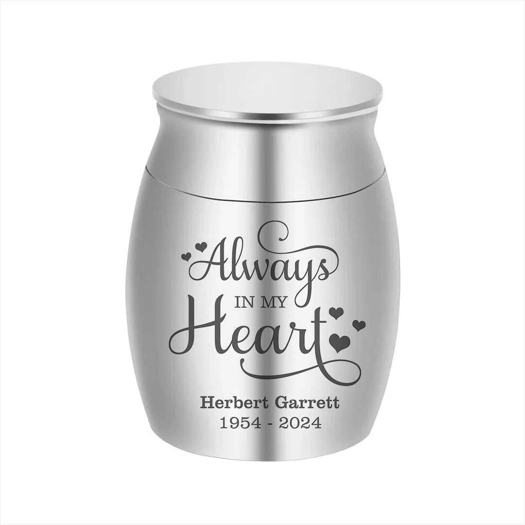 Mini Keepsake Urn - Your Wings Were Ready, My Heart Was Not