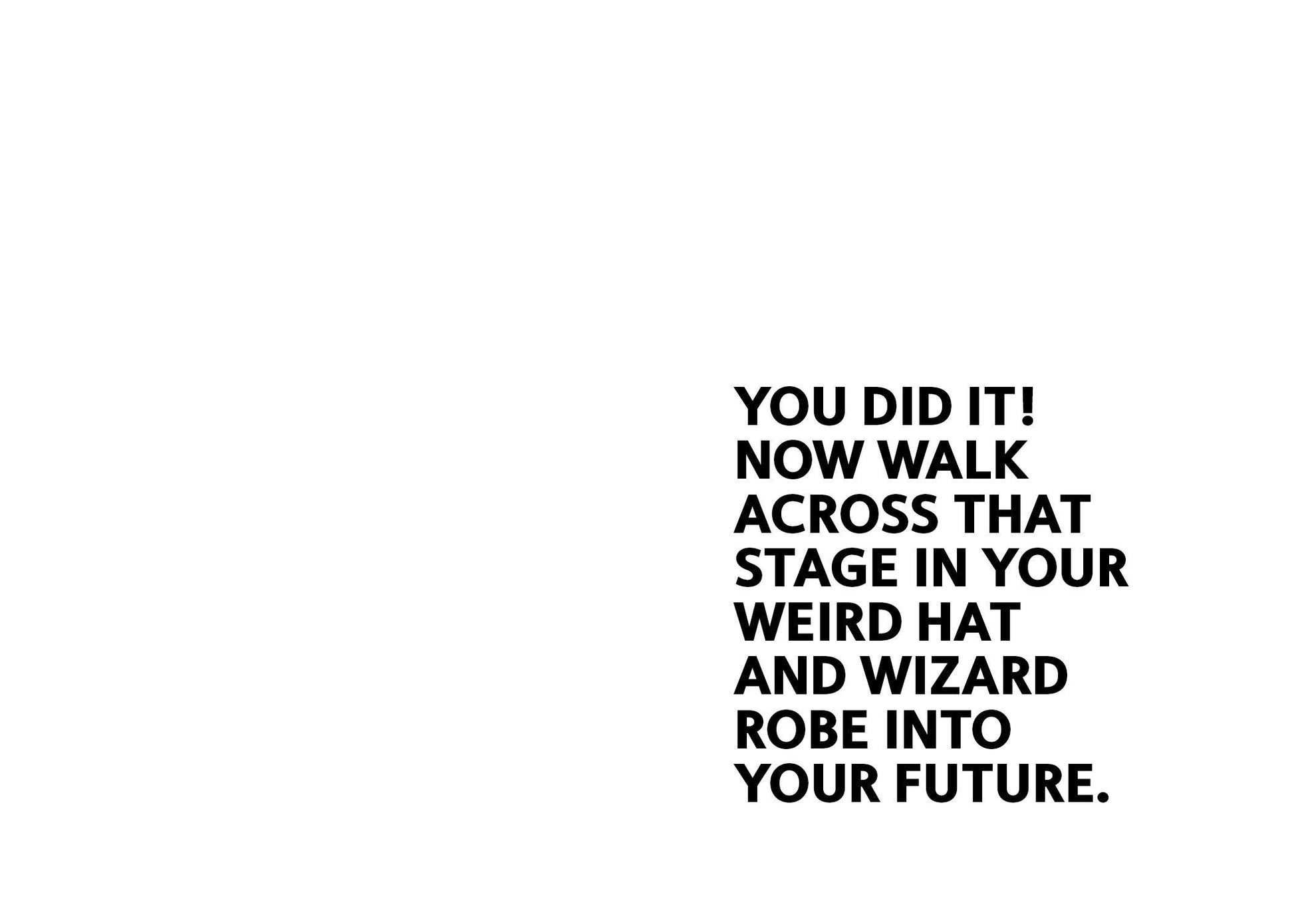 Non-custom You Did It Proud Card - Personalized Greeting Card