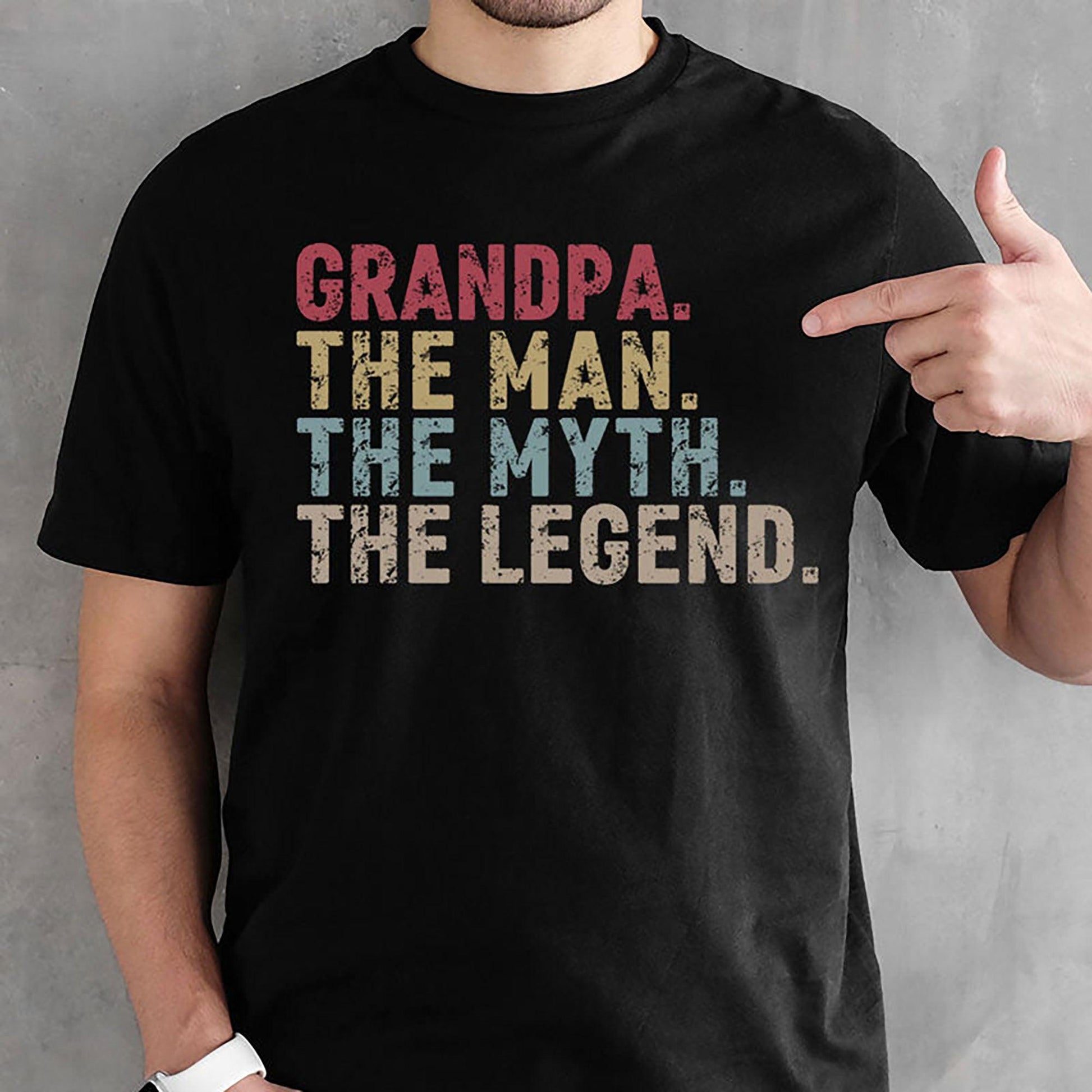 Personalized The Man The Myth The Legend - Custom Unisex T-shirt - Evridwearcustom