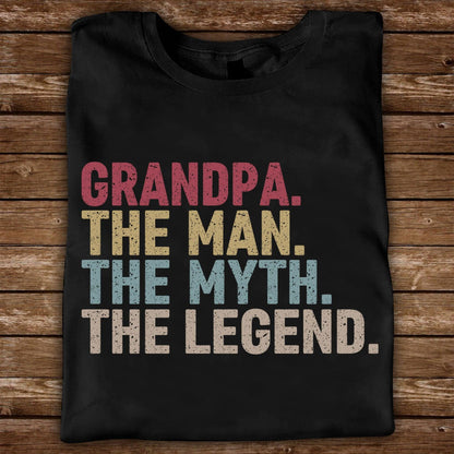 Personalized The Man The Myth The Legend - Custom Unisex T-shirt - Evridwearcustom