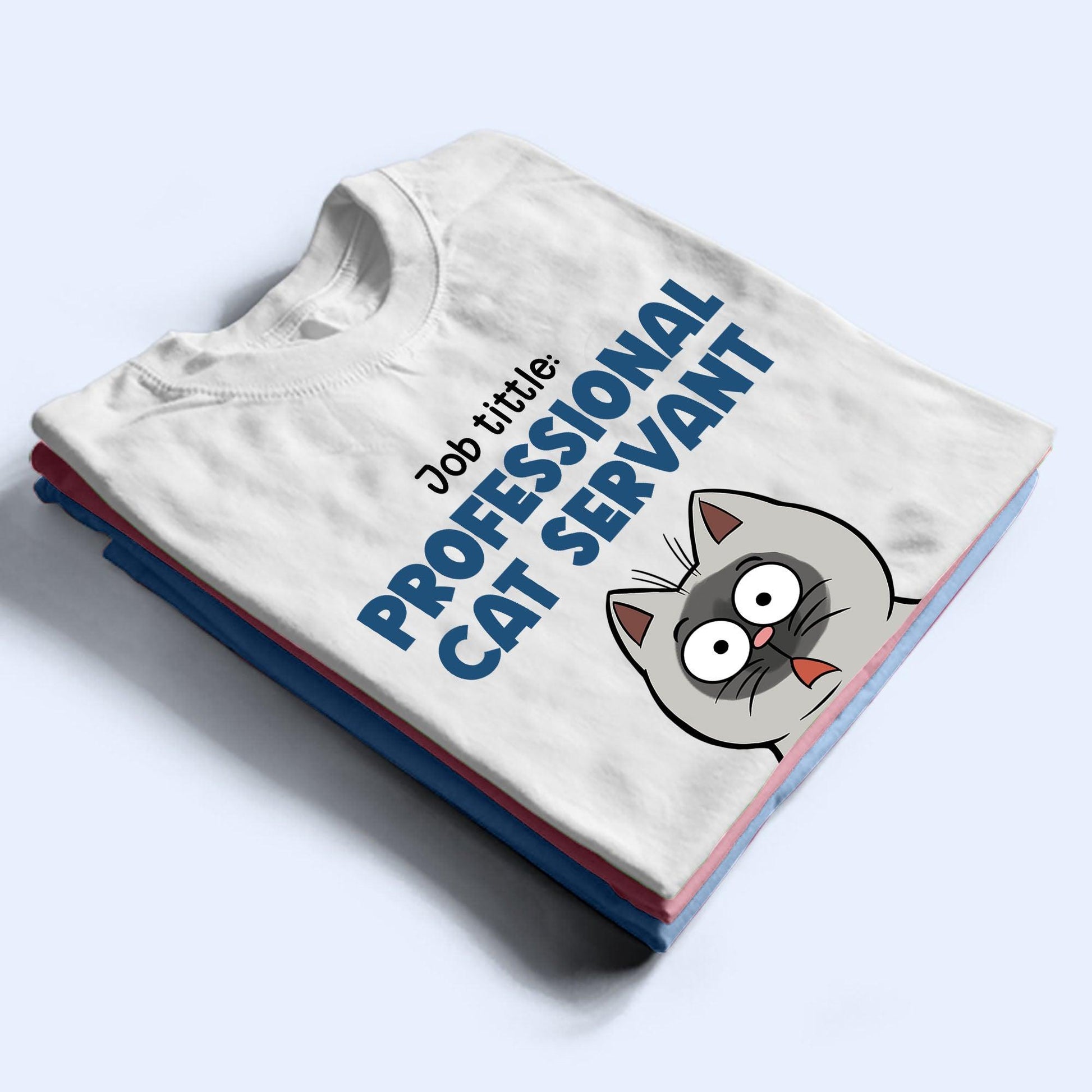 Personalized Cat Servant T-Shirt - Personalized Custom Unisex T-Shirt