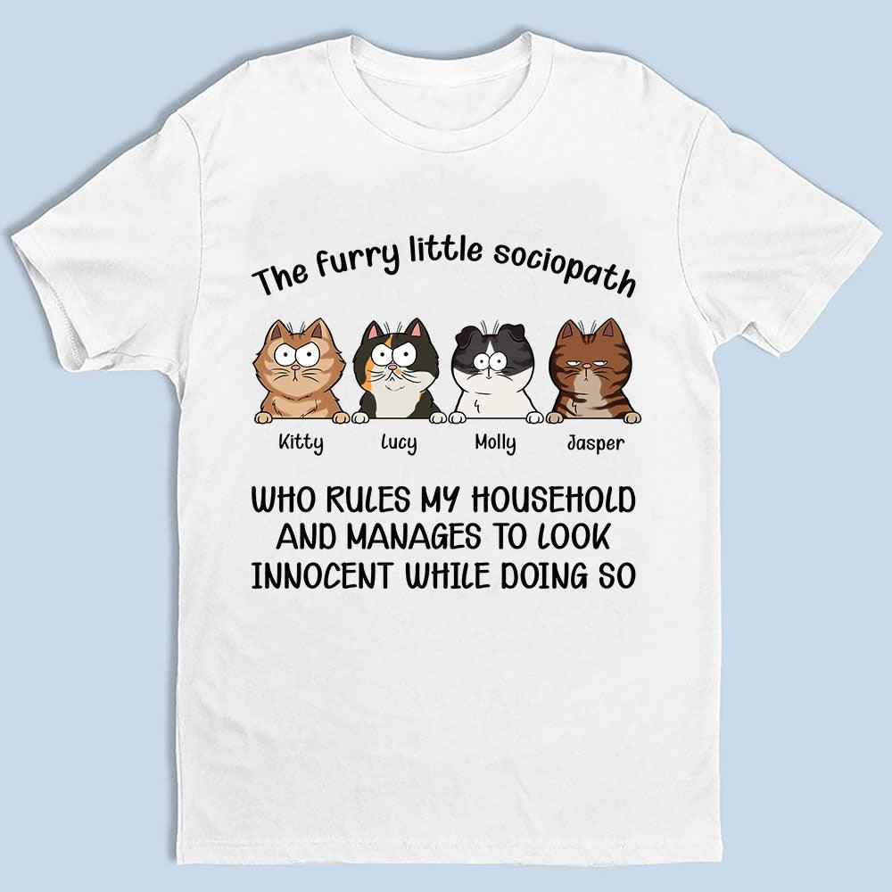 Personalized Furry Little Sociopath - Personalized Custom Unisex T-Shirt