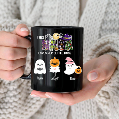 This Nana Loves Her Little Boos Mug - Personalized Halloween