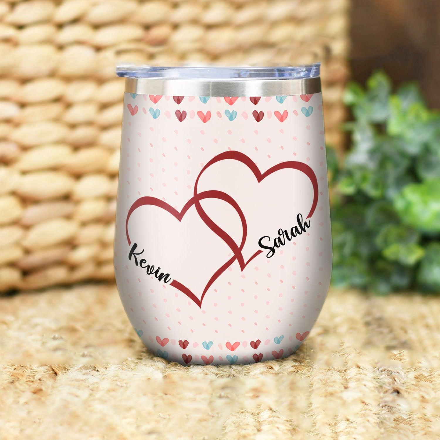 Personalized Together Since Couple Wine Tumbler, Gift for Couple