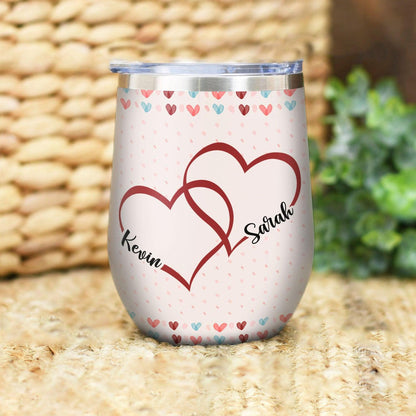 Personalized Together Since Couple Wine Tumbler, Gift for Couple
