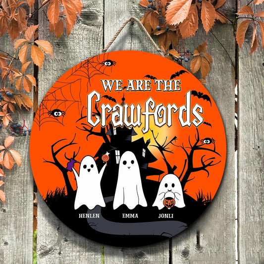 We Boo Crew Season - Cat & Dog Lovers - Personalized Wooden Sign