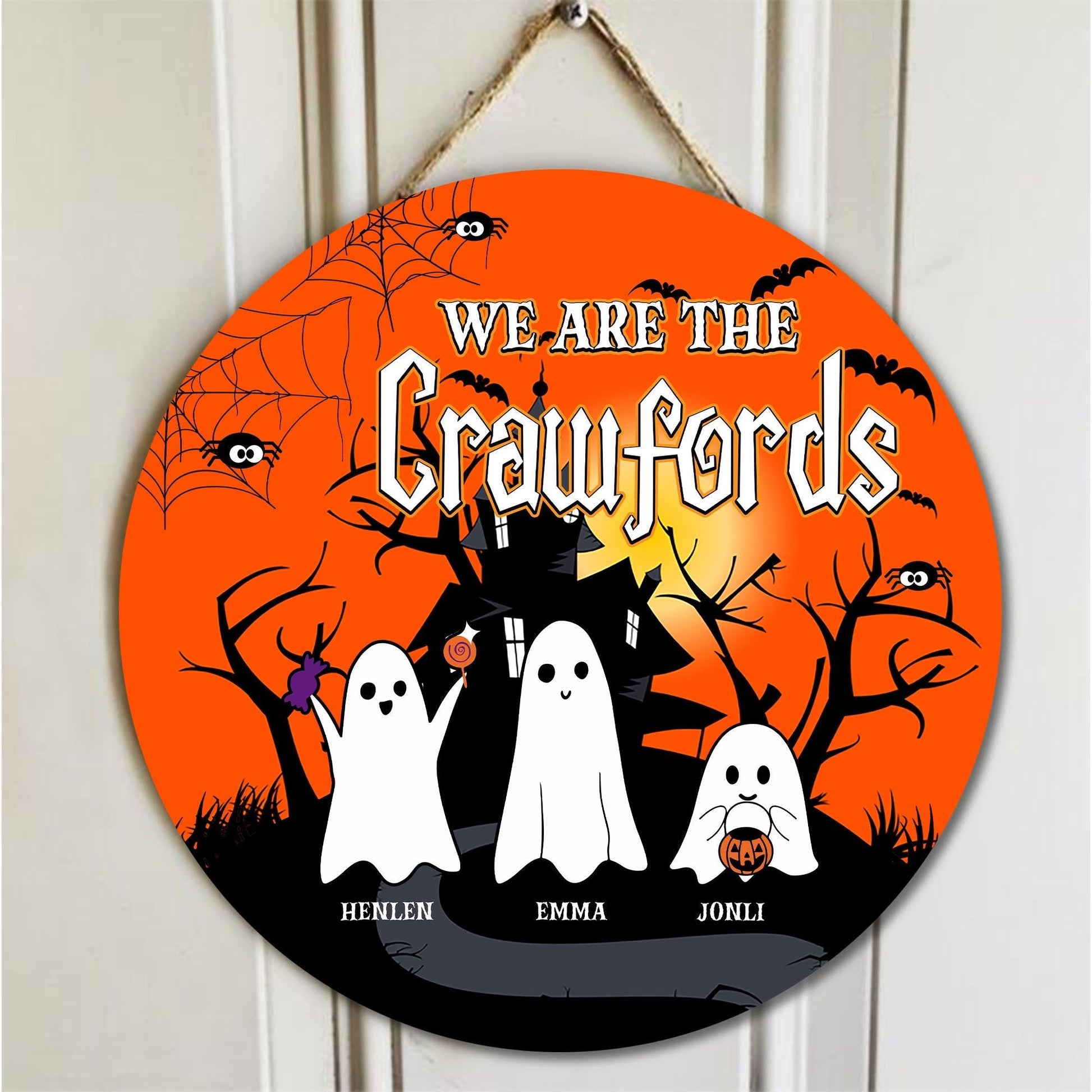 We Boo Crew Season - Cat & Dog Lovers - Personalized Wooden Sign