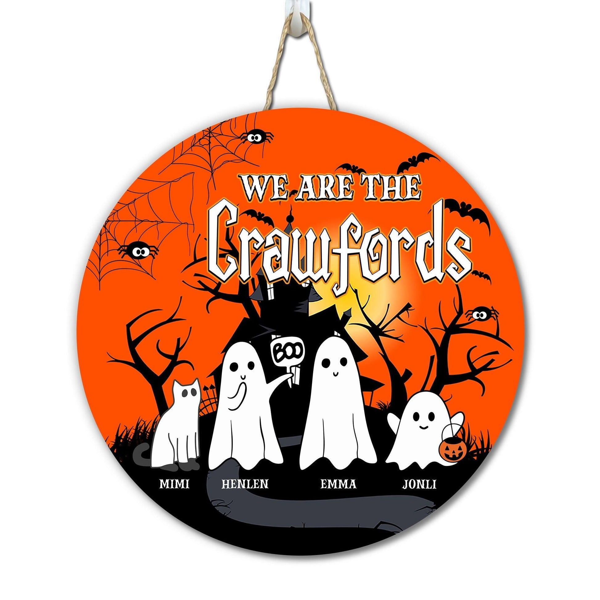 We Boo Crew Season - Cat & Dog Lovers - Personalized Wooden Sign