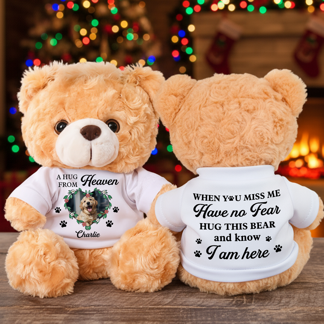 Special Teddy Bear - Teddy Bear With Personalized Photo Shirt