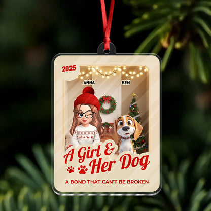A Bond That Can't Be Broken - Personalized Custom Acrylic Ornament