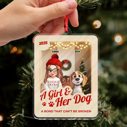 A Bond That Can't Be Broken - Personalized Custom Acrylic Ornament