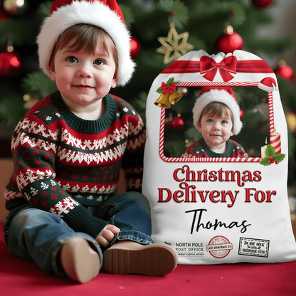 Personalized Name Christmas Sack - Christmas Delivery Bag