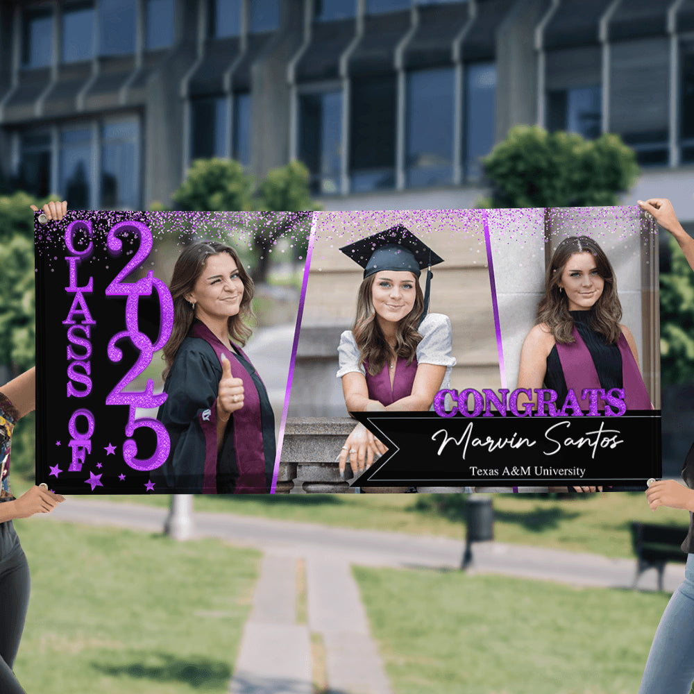 Class Of 2025 Graduation Banner - Unique Grad Gift & Decor